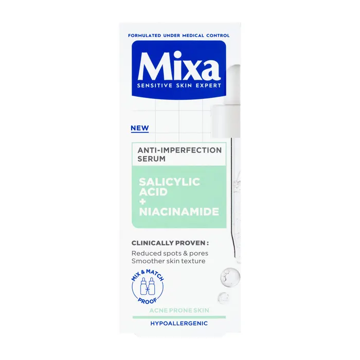 Mixa arcszérum Niacinamid és Salicylic Acid Anti Imperfection