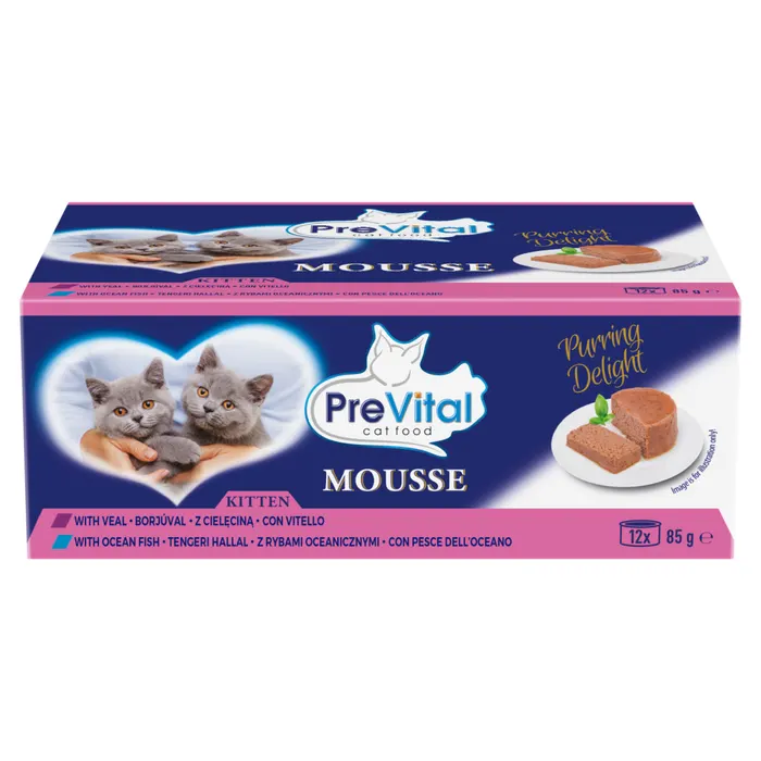 PreVital Mousse teljes értékű állateledel kölyökmacskák számára