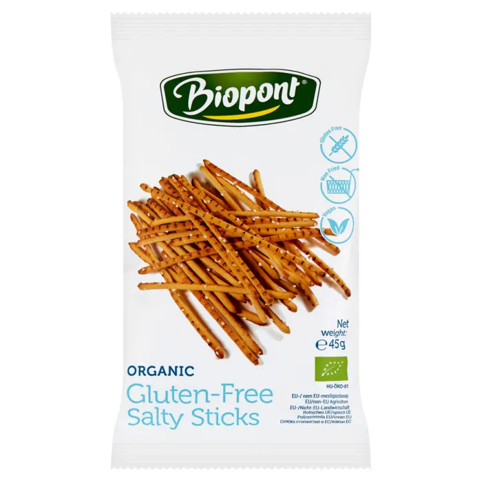 Biopont bio gluténmentes dekor-sós sóspálcika