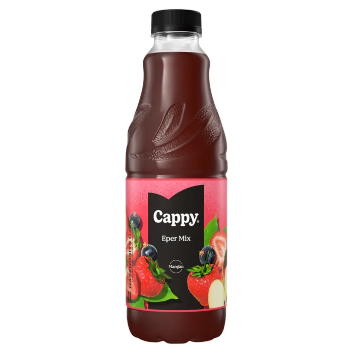 Cappy Eper mix gyümölcsital gyümölcslével és gyümölcspürével cukorral és édesítőszerekkel