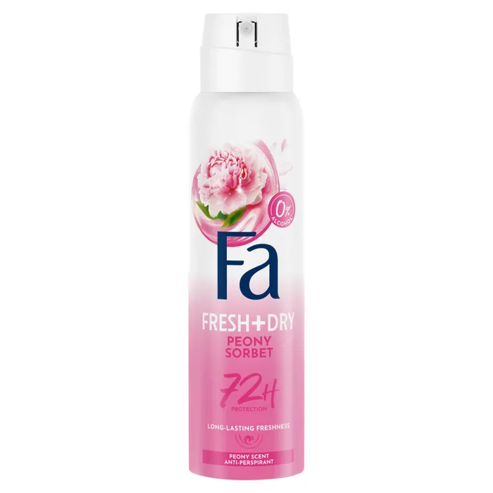 Fa Fresh & Dry Peony Sorbet izzadásgátló deospray bazsarózsa illattal