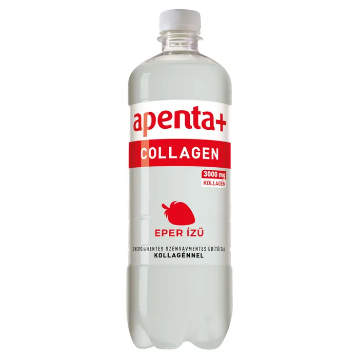 Apenta+ Collagen eper ízű energiamentes szénsavmentes üdítőital kollagénnel