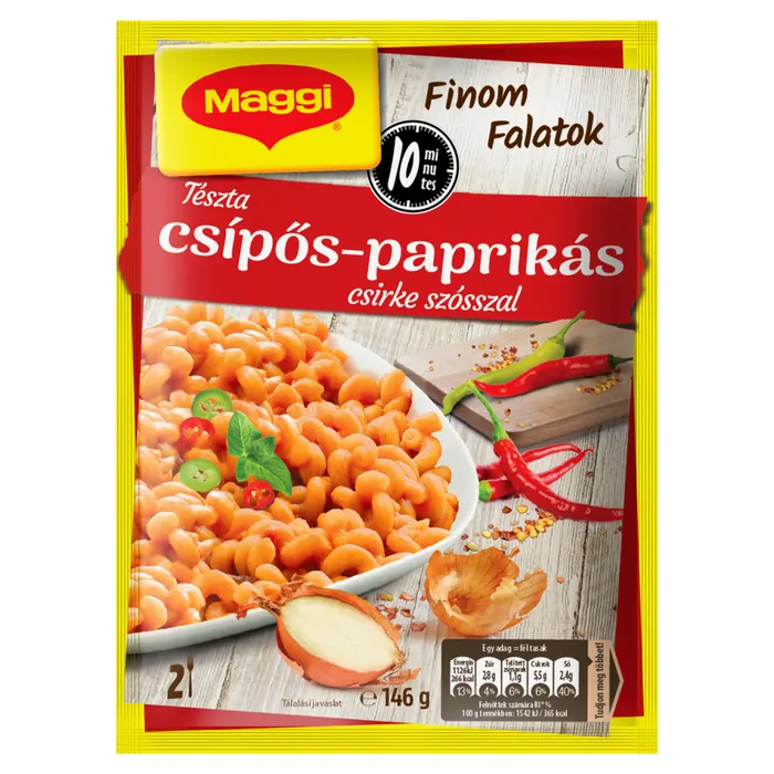 Maggi PárPerc tészta csípős-paprikás csirke