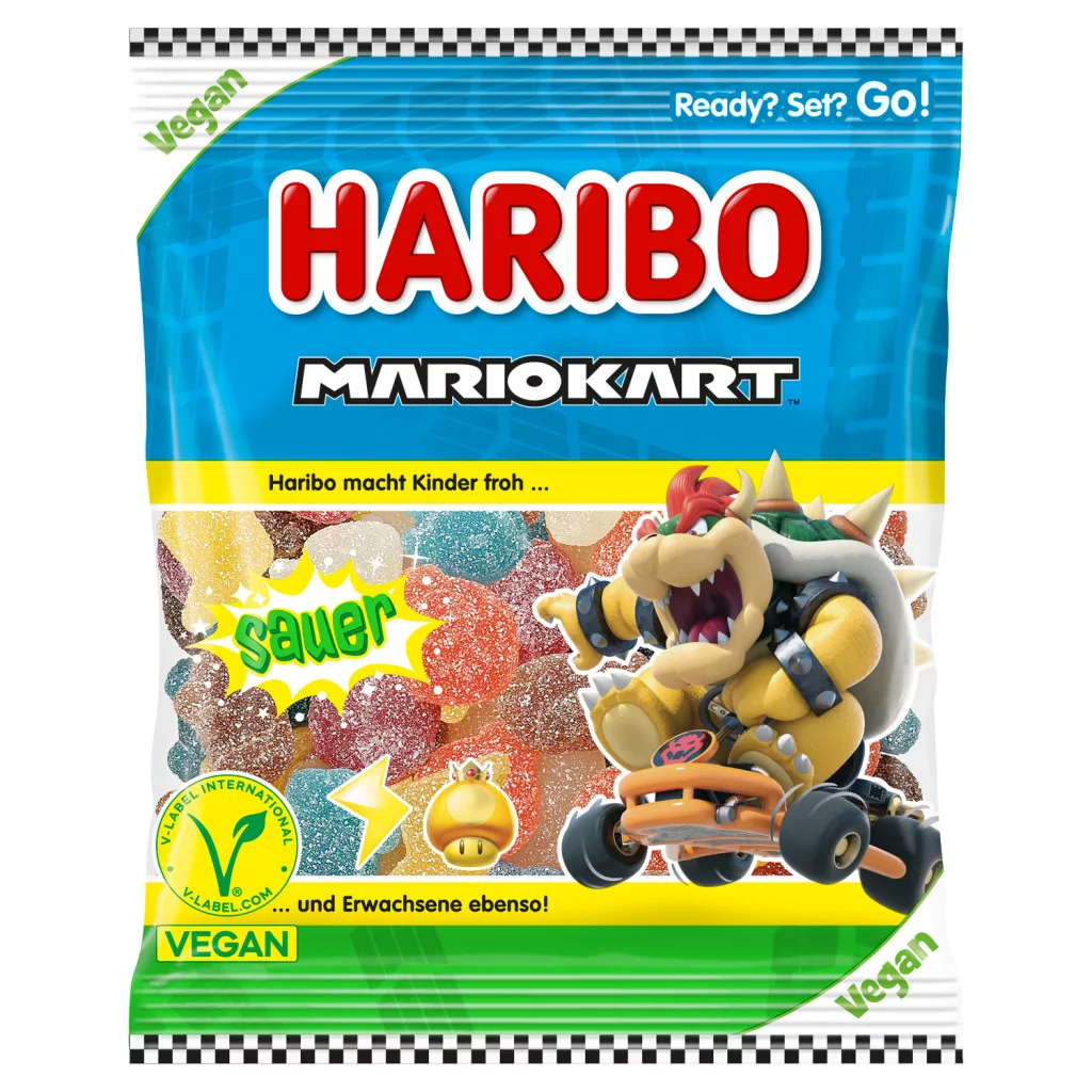 Haribo gumicukor Mario Kart Sauer