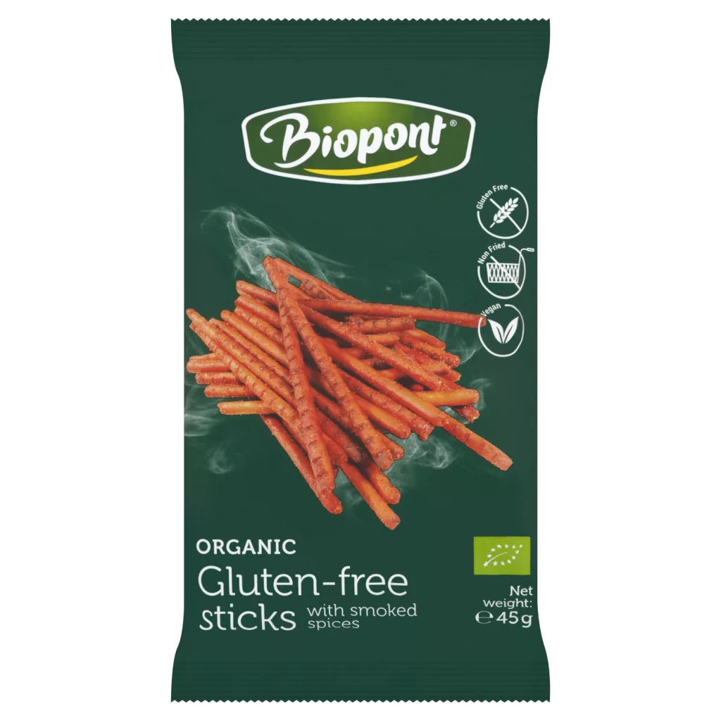 Biopont bio gluténmentes sóspálcika füstölt fűszerrel