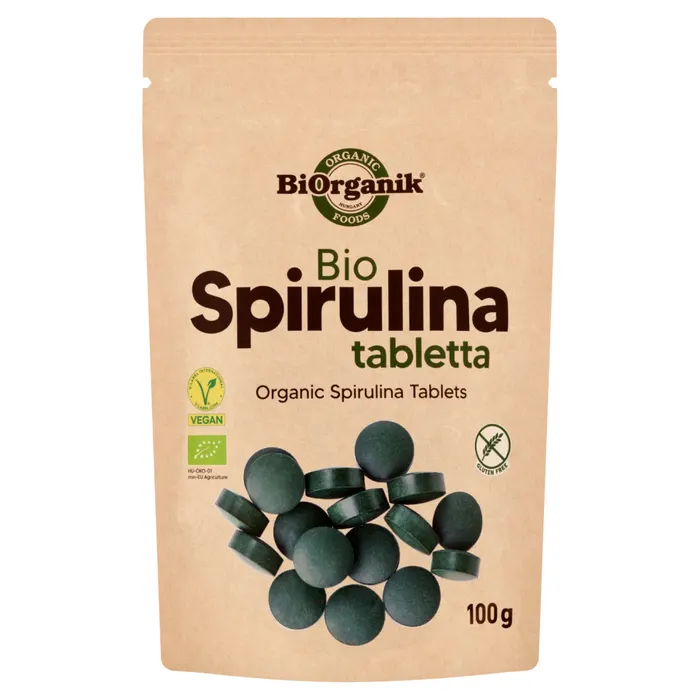 BiOrganik bio spirulina tabletta étrend-kiegészítő