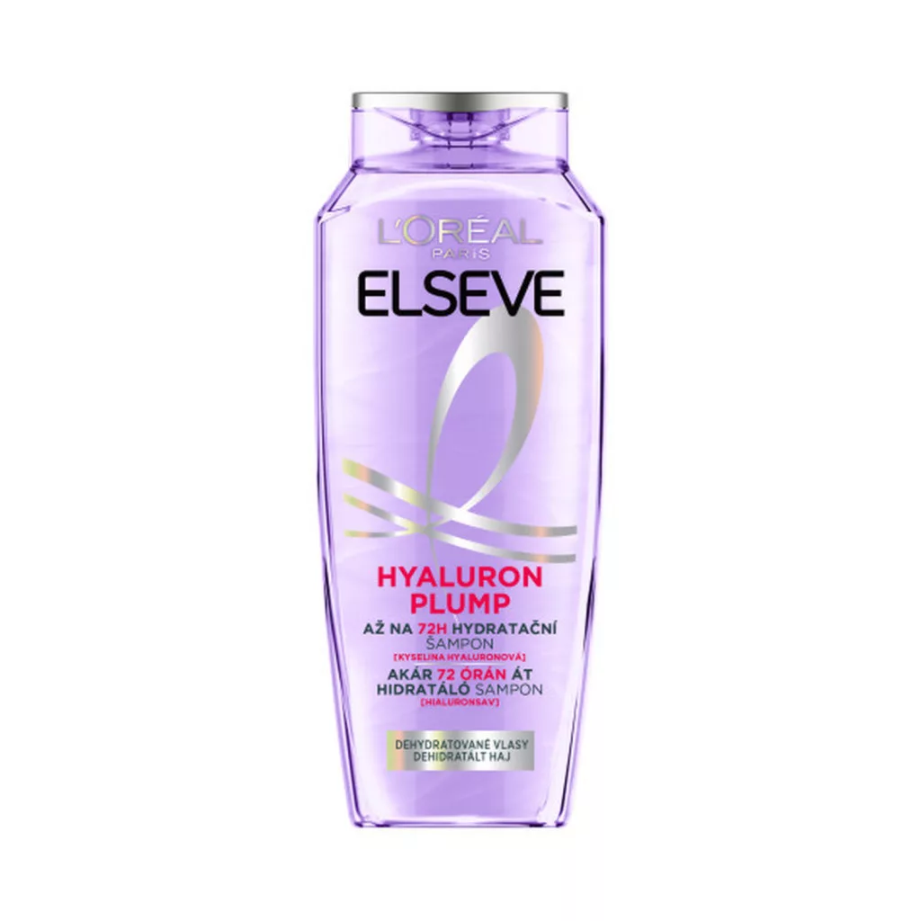 L'Oréal Paris Elseve Hyaluron Plump akár 72 órán át hidratáló sampon hialuronsavval