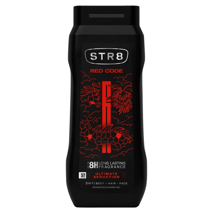 STR8 Red Code 3 az 1-ben frissítő tusfürdő
