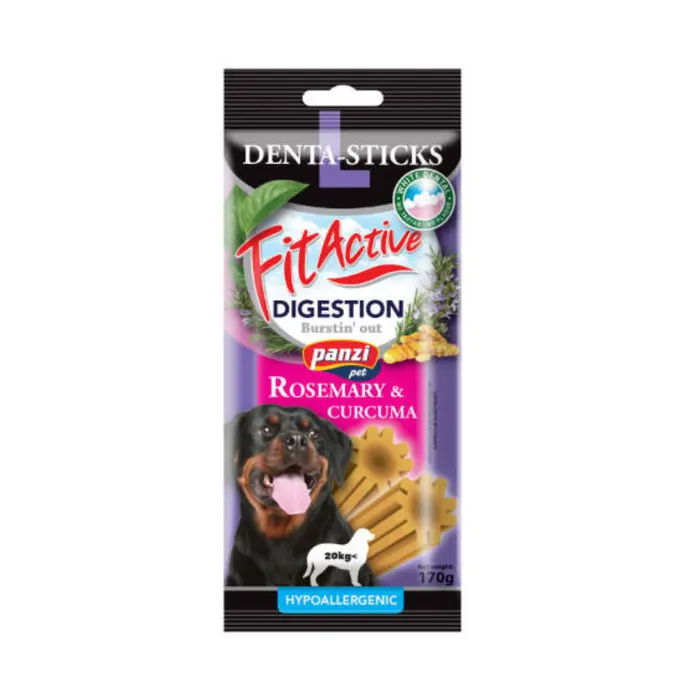 FitActive Snack jutalomfalat Denta-Sticks Digestion L Rosemary+Curcuma