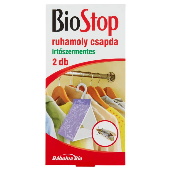 BioStop irtószermentes ruhamoly csapda