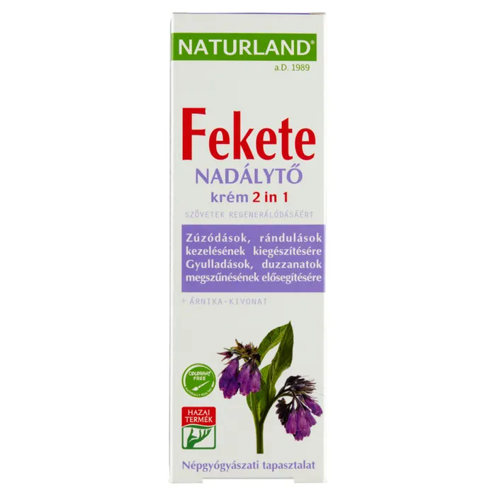 Naturland 2 in 1 fekete nadálytő krém
