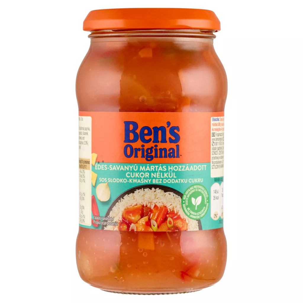 Ben's Original édes-savanyú mártás hozzáadott cukor nélkül
