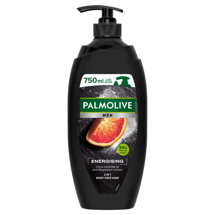 Palmolive Men Energising 3in1 férfi pumpás tusfürdő