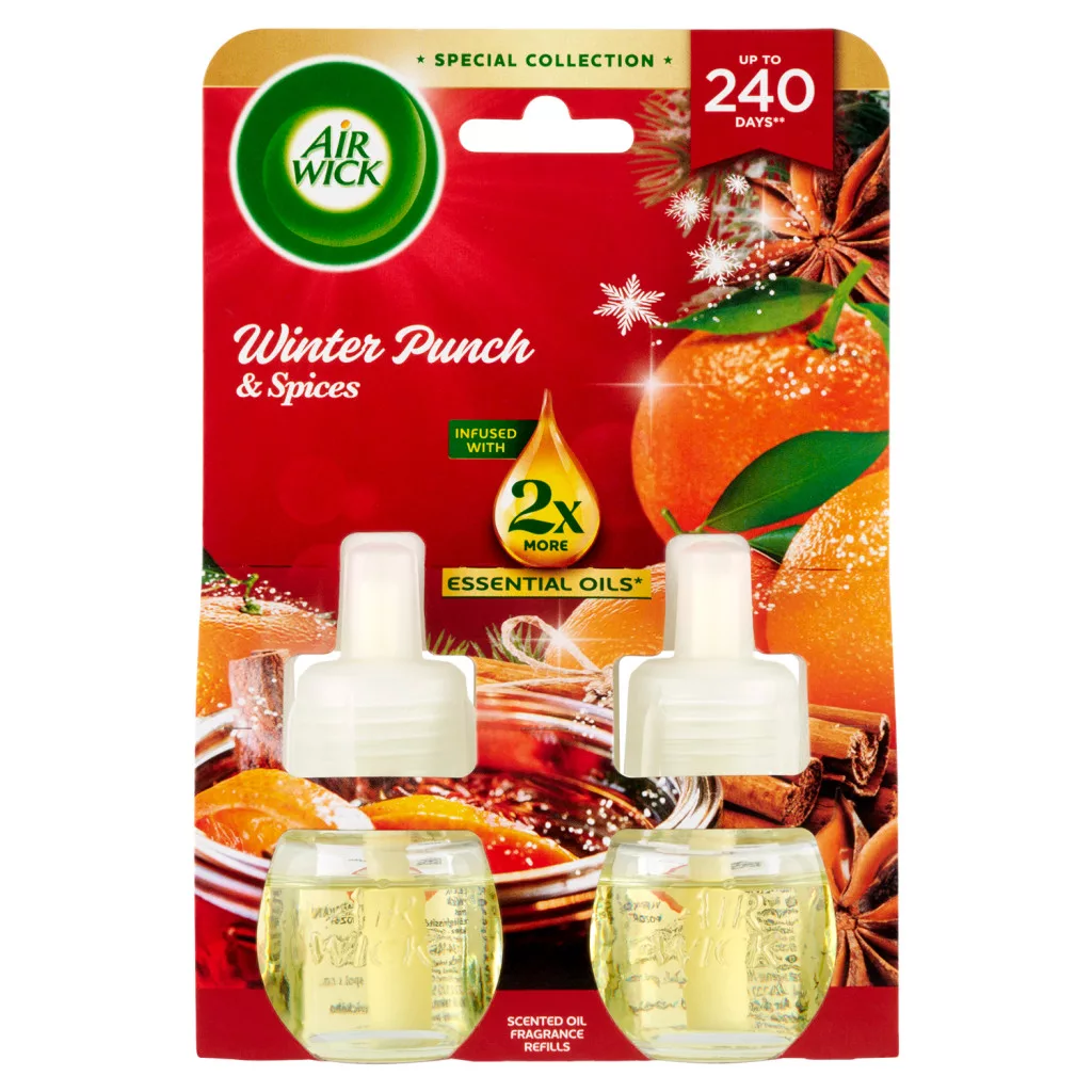 Air Wick elektromos légfrissítő utántöltő Gyümölcsös téli punch