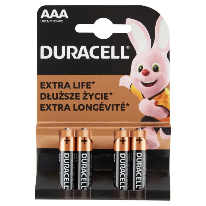 Duracell AAA LR03/MN2400 1,5 V alkáli elem