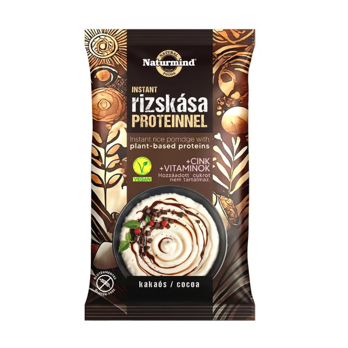 Naturmind instant rizskása kakaós gluténmentes