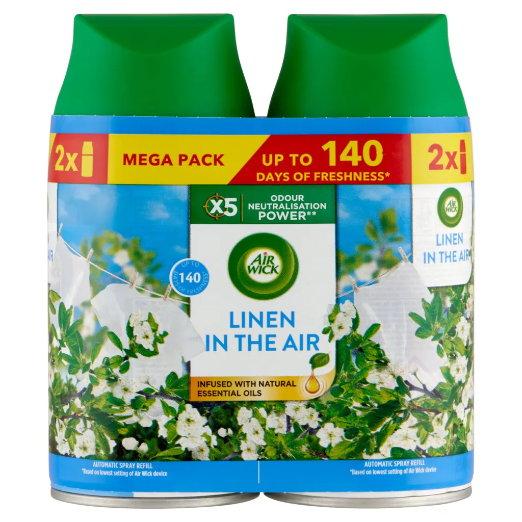 Air Wick Freshmatic Frissen Mosott Ruha automata légfrissítő spray utántöltő