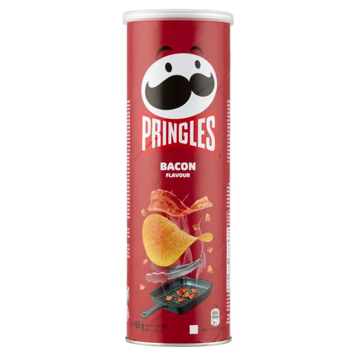 Pringles szalonnás ízesítésű sós snack