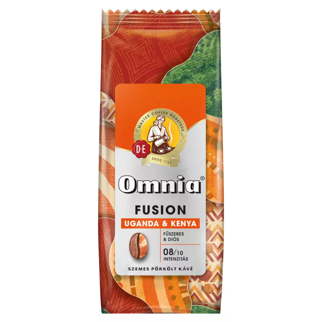 Omnia Fusion Uganda & Kenya fűszeres & diós szemes pörkölt kávé