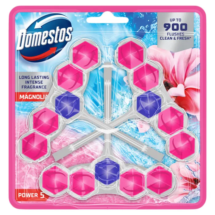 Domestos Power 5 Magnolia WC frissítő blokk