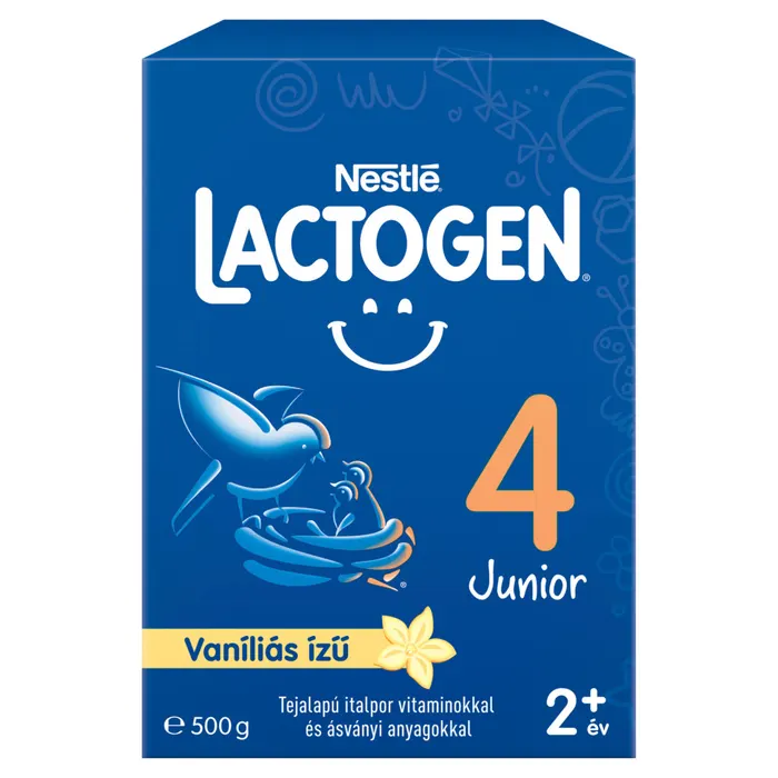 Lactogen 4 Junior vaníliás ízű tejalapú italpor 2+ év