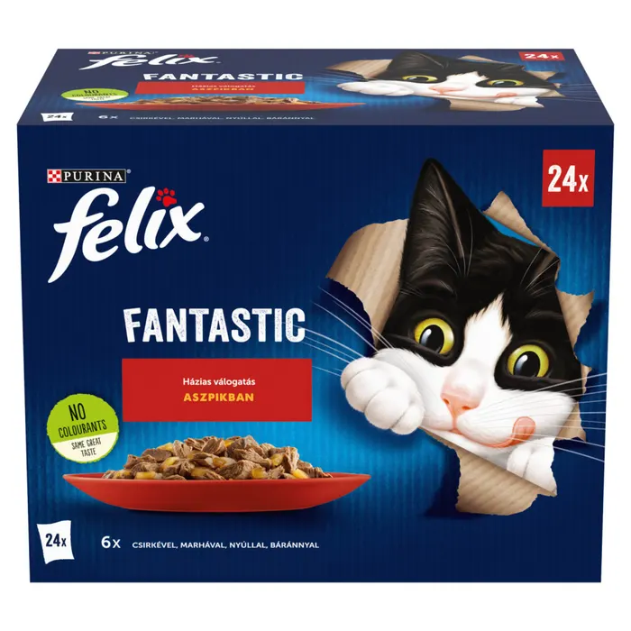 Purina Felix Fantastic házias válogatás nedves macskaeledel