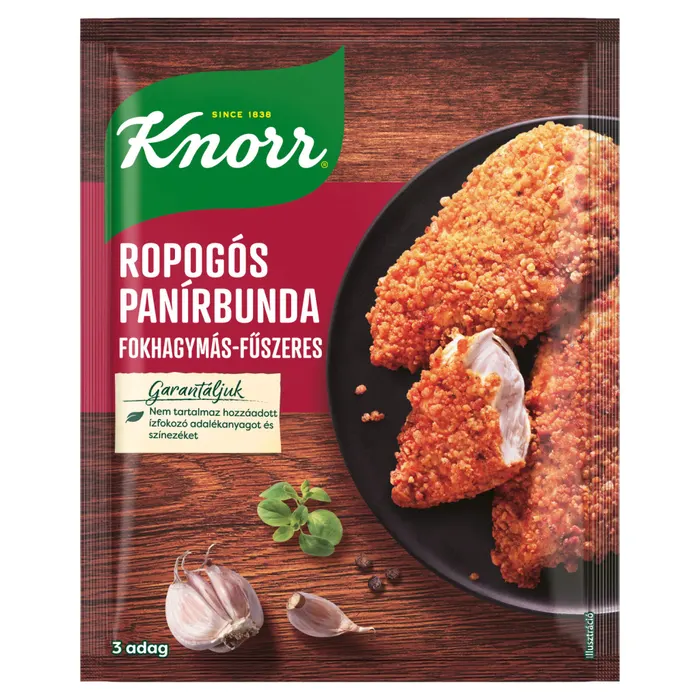 Knorr fokhagymás-fűszeres ropogós panírbunda