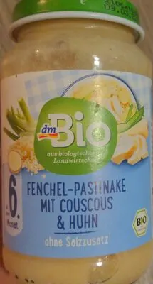 Bio bébimenü édeskömény-pasztinák kuszkusszal és csirkével, 6. hónapos kortól