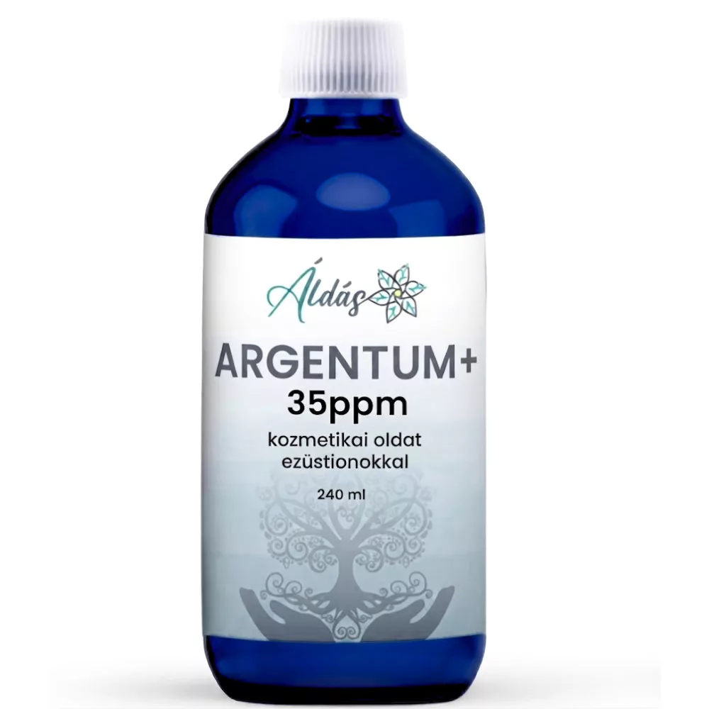 Áldás szájöblögető ARGENTUM + 35 ppm kolloid ezüst ion oldatot tartalmazó