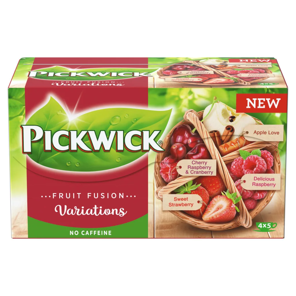 Pickwick gyümölcs- és gyógynövénytea variációk 20 filter