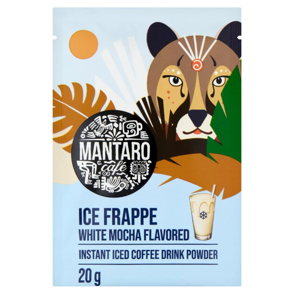 Mantaro Café Ice Frappe fehér csokoládé ízű instant jegeskávé italpor