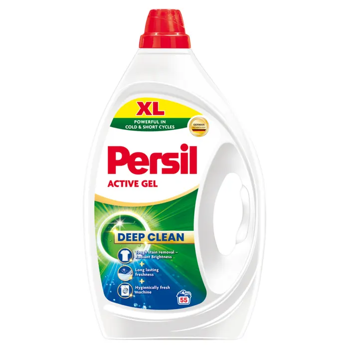 Persil Active Gel folyékony mosószer fehér és világos ruhákhoz 55 mosás