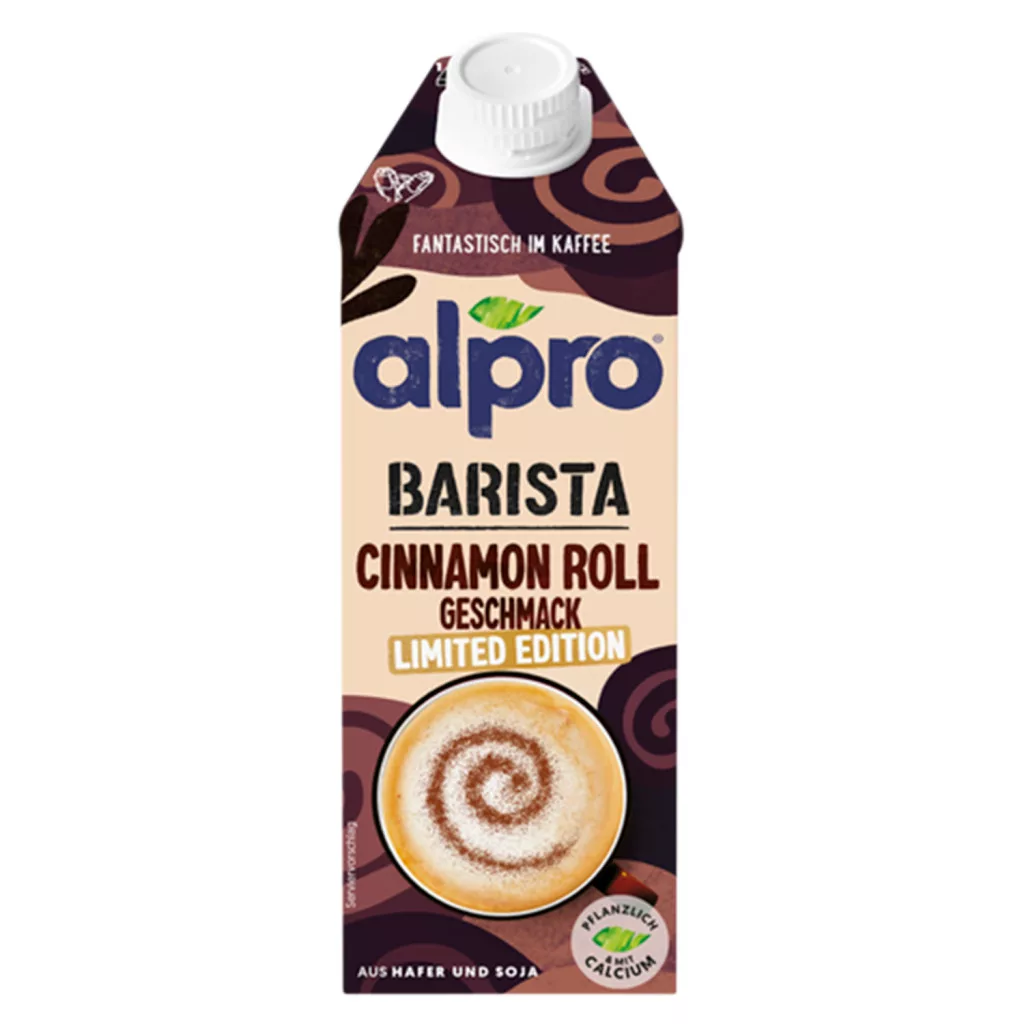 Alpro Barista UHT fahéjascsiga-ízű zab- és szójaital