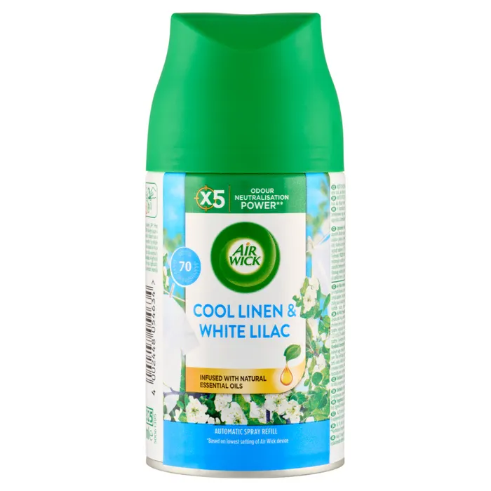 Air Wick Freshmatic Friss Ruha & Fehér Liliom automata légfrissítő spray utántöltő