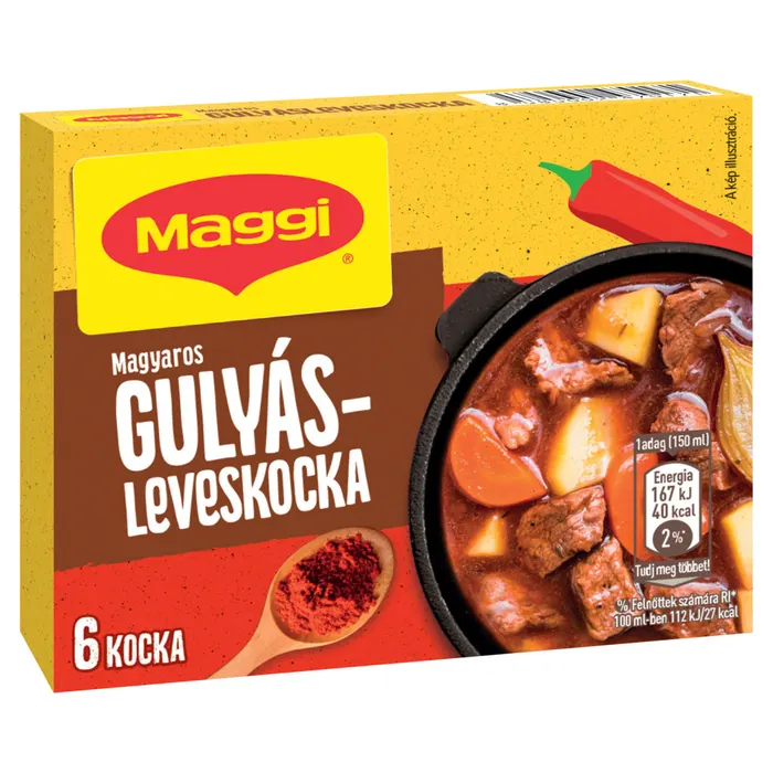 Maggi magyaros gulyásleveskocka