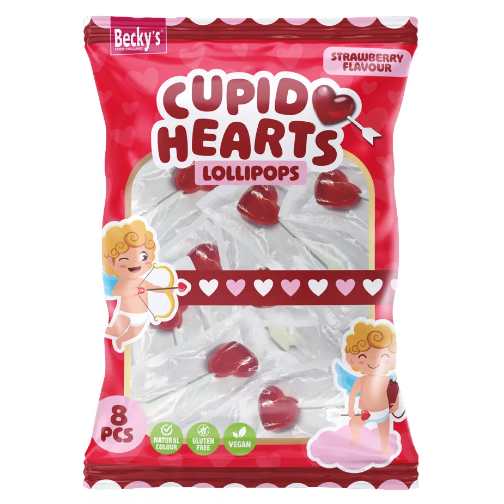 Becky's nyalóka szív alakú