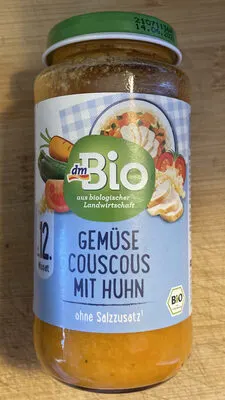 Bio gyermekmenü zöldséges kuszkusz csirkével, 12. hónapos kortól