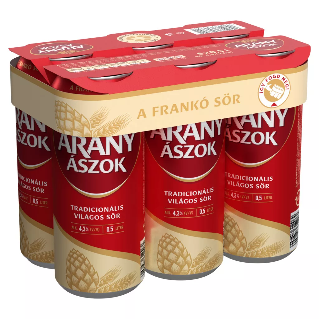 Arany Ászok világos sör 4,3%