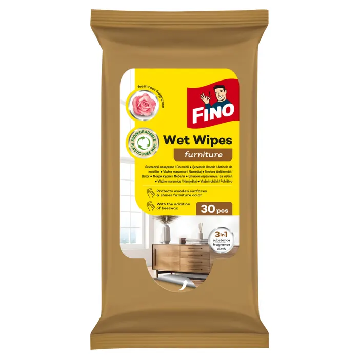 Fino bútor nedves törlőkendő