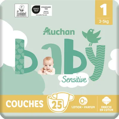 Baby nadrágpelenka sensitive 1-es méret 2-5 kg
