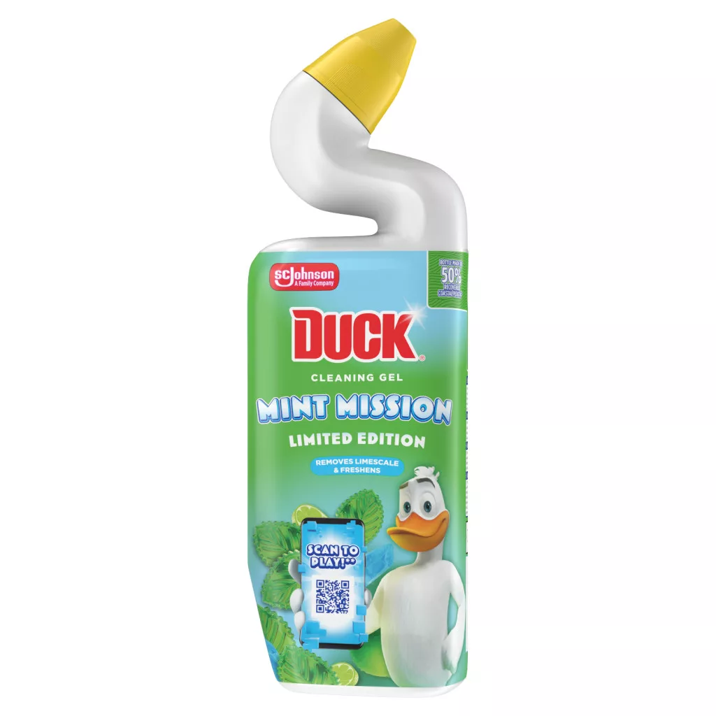Duck wc tisztító folyadék Mint Mission