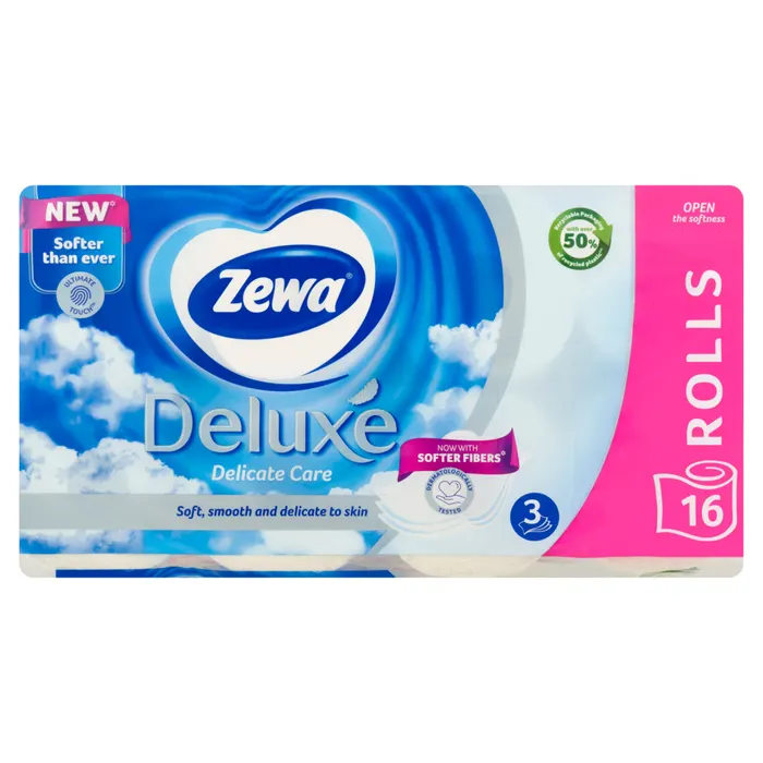 Zewa Deluxe Delicate Care toalettpapír 3 rétegű 16 tekercs