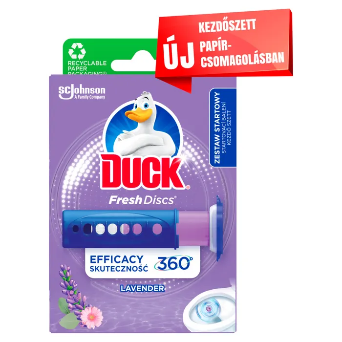 Duck Fresh Discs Levendula WC-öblítő korong