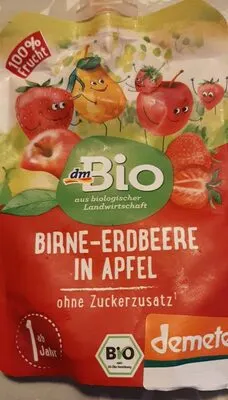 Bio gyümölcspüré körte és eper almában, 1 éves kortól
