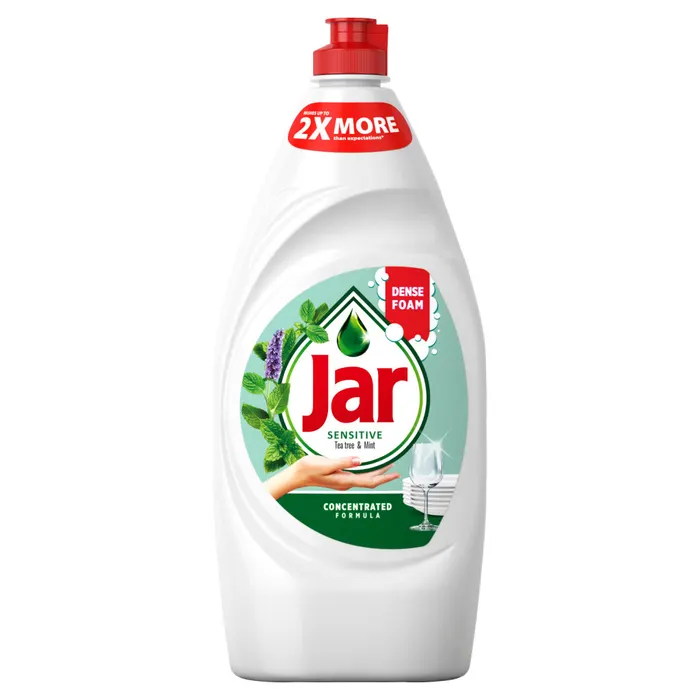 Jar Sensitive Tea Tree & Mint Folyékony Mosogatószer, Kézkímélő