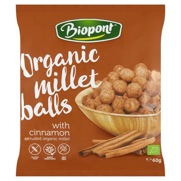 Biopont bio gluténmentes fahéjas kölesgolyó