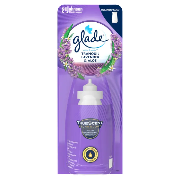 Glade Sense & Spray Tranquil Lavender & Aloe automata légfrissítő utántöltő