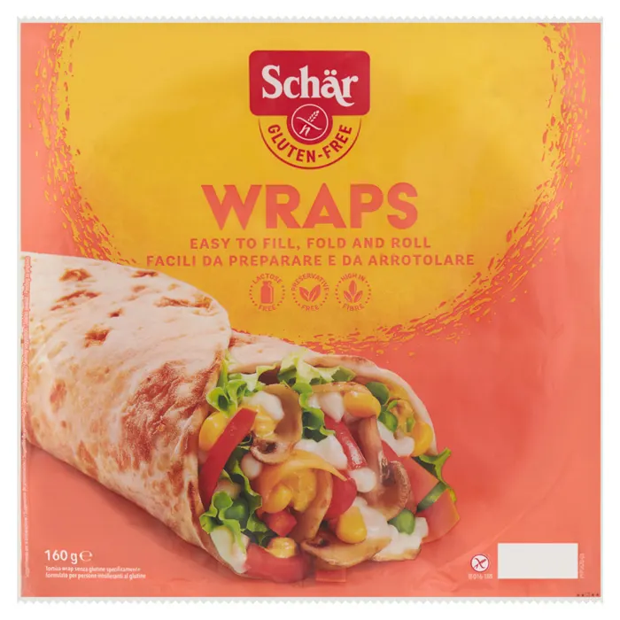 Schär gluténmentes tortilla tekercs