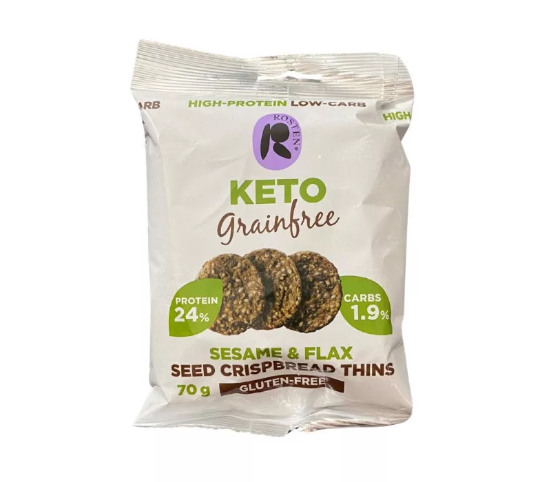 Rosten Keto Seedsnack magfalat szezám- és lenmagos gluténmentes
