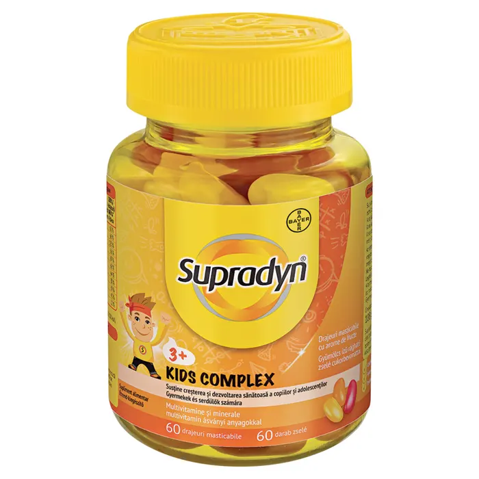 Supradyn Kids Complex multivitamin ásványi anyagokkal étrend-kiegészítő zselé